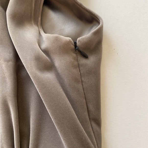 Club Monaco Gray Velvet Top Wool Skirt Dress size 10 - Picture 5 of 12